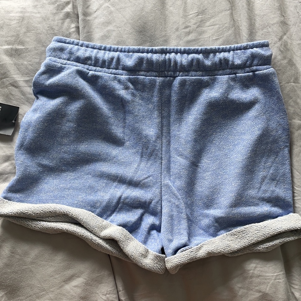 Forever 21 lite blue knit lounge shorts size M - Picture 4 of 4